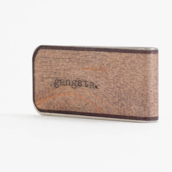 Resolute Star – Großhandel Geldscheinklammer – Unisex – Personalisierte Geldbörse aus Holz: Geldklammer