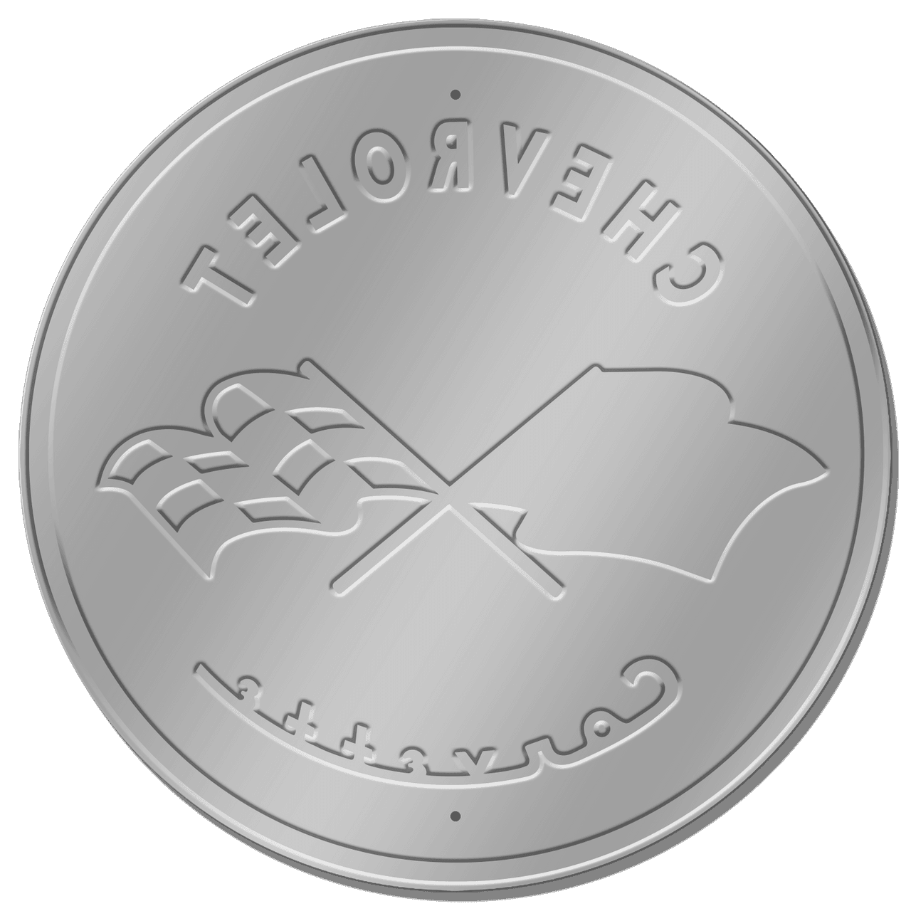 Desperate Enterprises - Wholesale Sign - ROUND - Corvette '53 Logo Tin Sign1