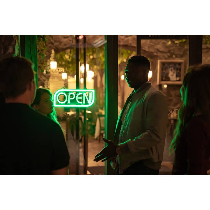 Element Lux - Wholesale Neon Sign - Element Lux LED Open Sign - 49 Color Combos - 16 x 7.5in4