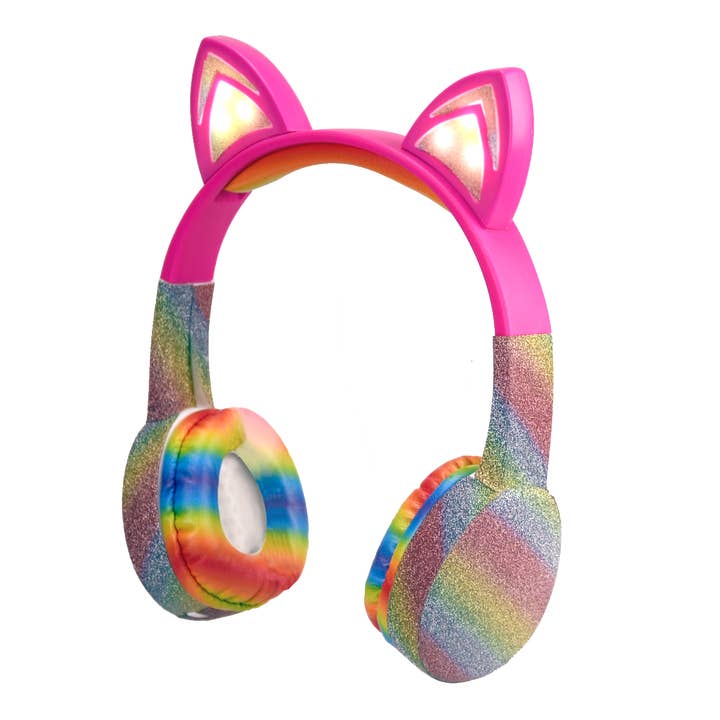 Trend Tech Brands - Wholesale Headphones - Kiddy Ears Rainbow Bluetooth Headphones2
