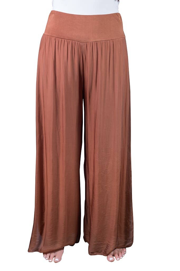 TINA Stephens Italy/Tees By Tina - Wholesale Pants - Women's - Eva Silk Side Slit Pant (PL206)9