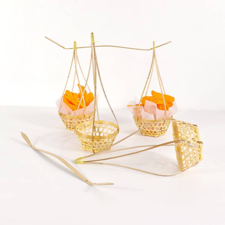 VI MON- Set med 5 bambukorgar för wholesale av Thaihomeshop