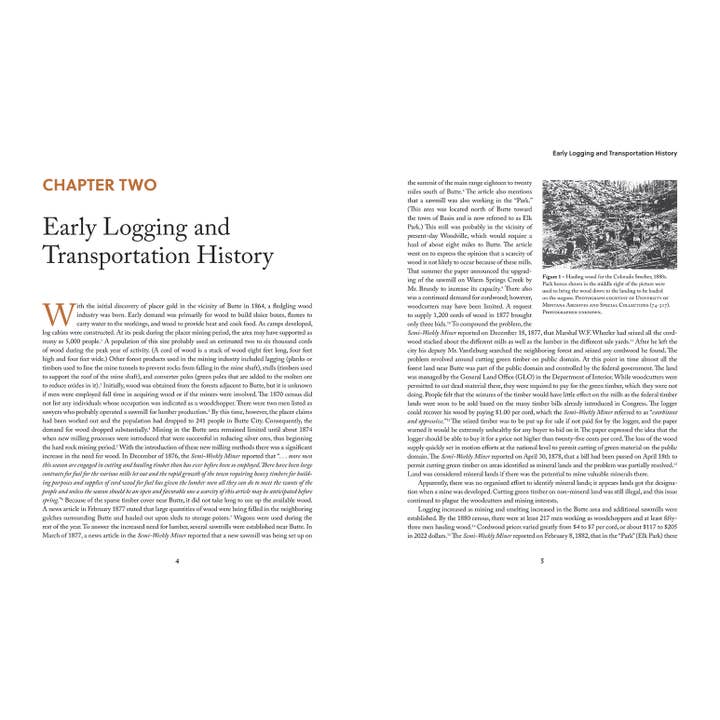 Farcountry Press - Wholesale History & Geography - Logging for the Company: Marcus Daly and Flume Logging 1