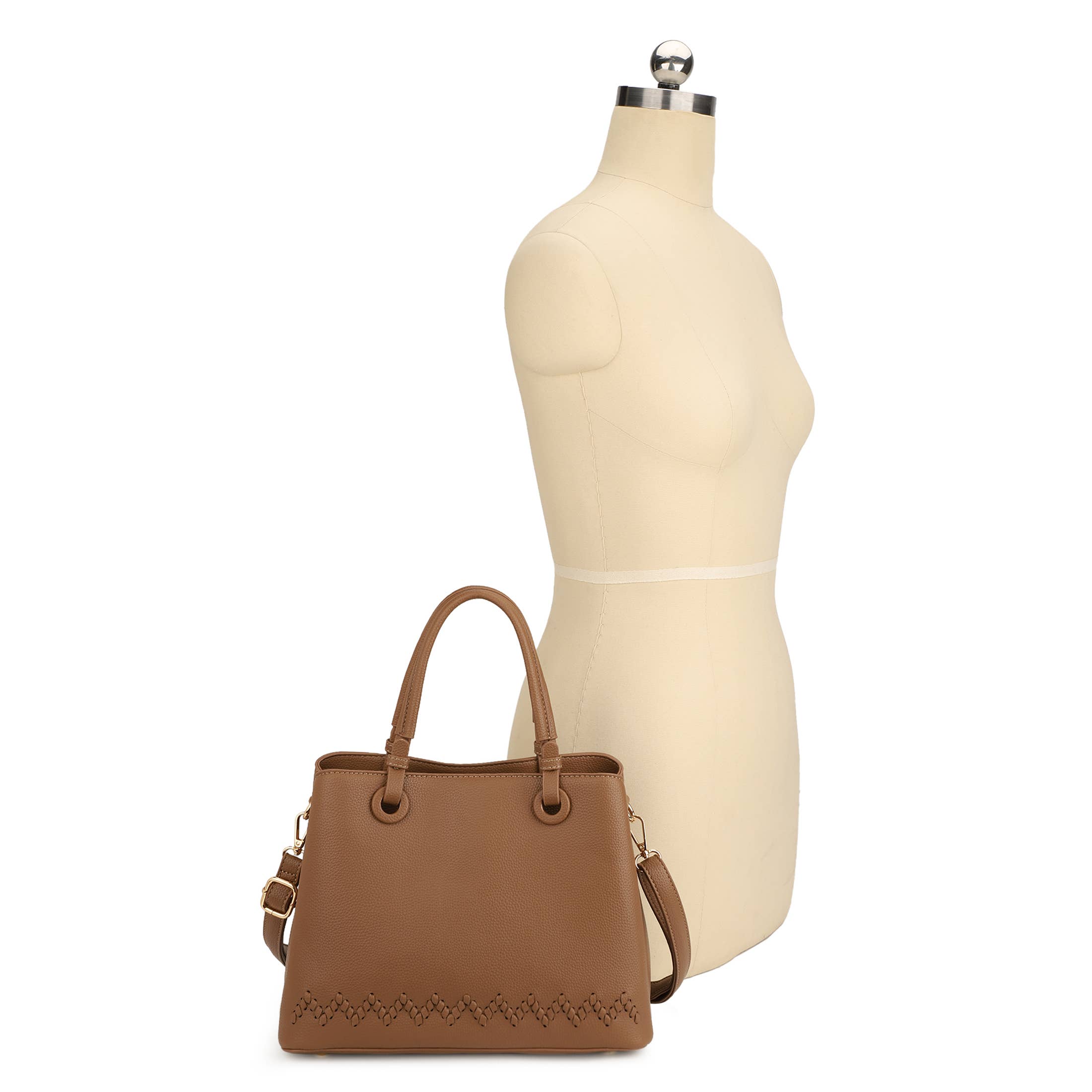 KAYLA+AVA – Großhandel Satchel – Damen – LAURA DREI-FACH-FACH TASCHE MIT PEITSCHENSTICH1