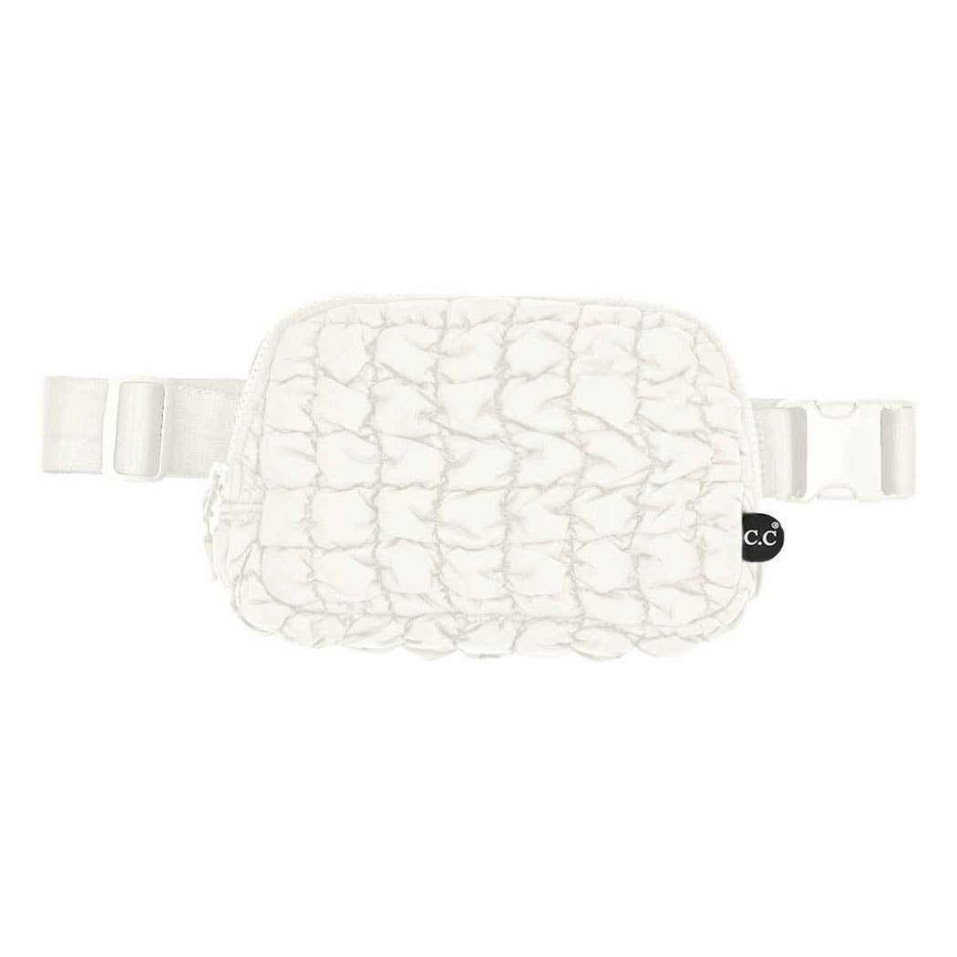 Fashion City – wholesale Belt bag – Women’s – Quilted Puffer Fanny Pack Belt Bag4