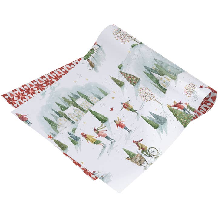 Winter Wonderland Gift Wrap for wholesale by Primitives by Kathy