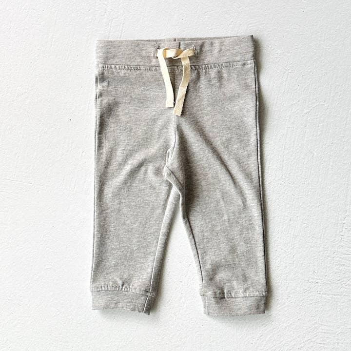 Baby Drawstring Baby Jogger Pants (Organic Cotton) - 4 Color for wholesale by Viverano Organics