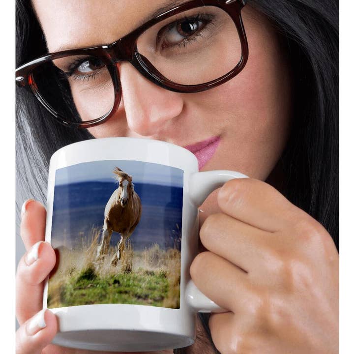 3dRose - Wholesale Coffee Mug - 3dRose, Wild Horse Running. Steens Mountains, Oregon, Mug9