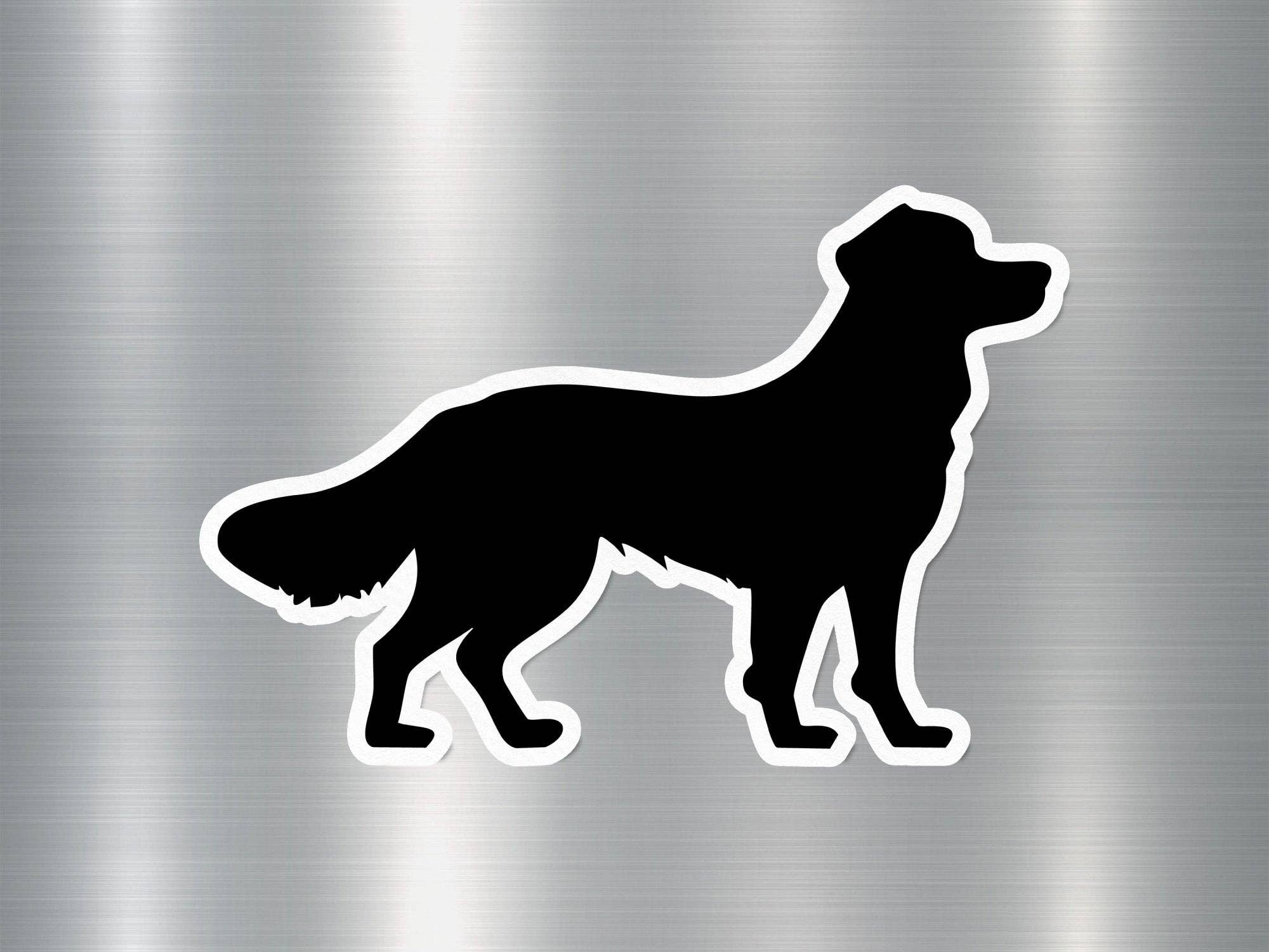 GraffMerch.com - Wholesale Phone & Laptop Stickers - Toller Silhouette Dog Sticker0