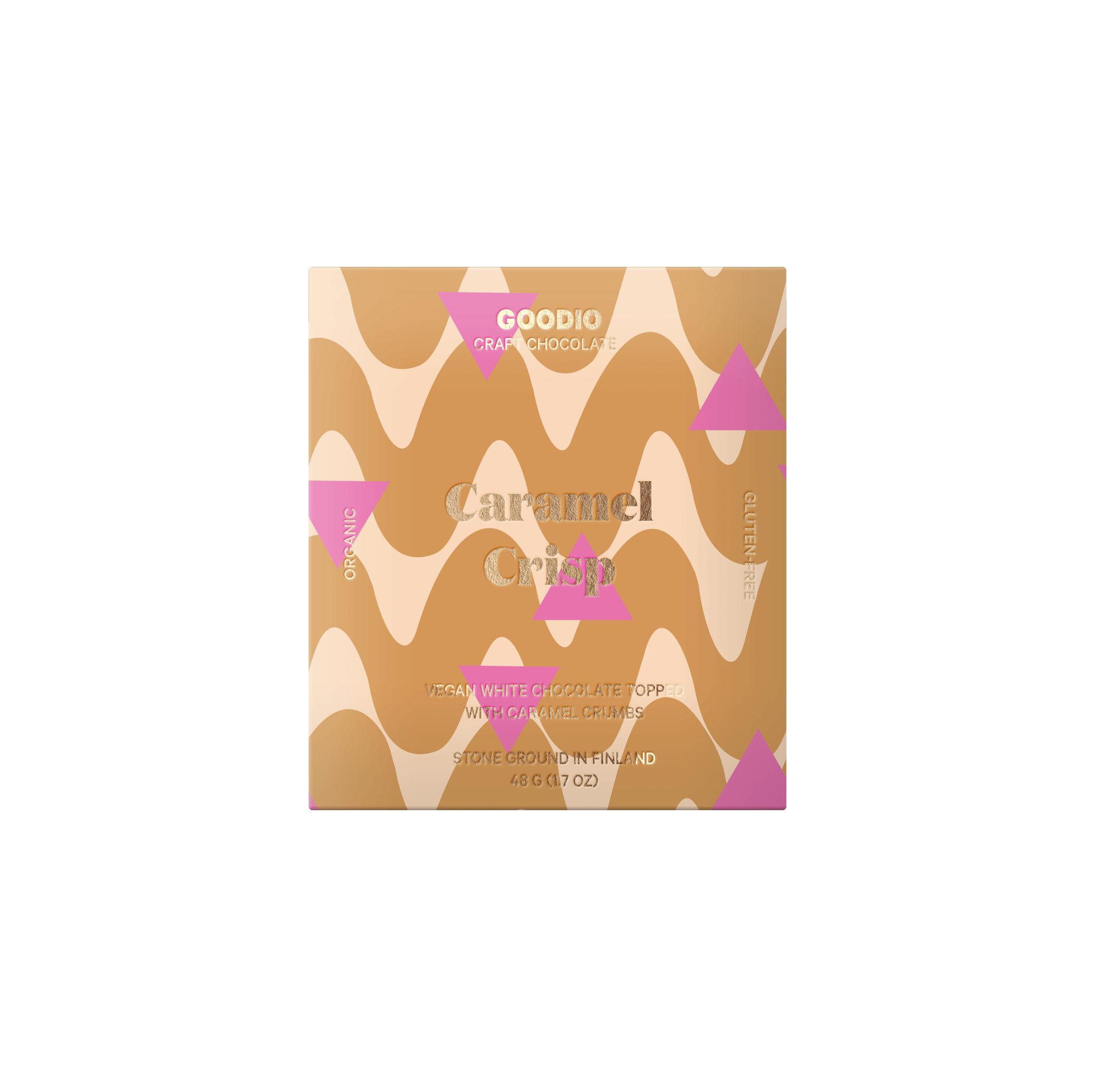 Goodio Chocolate - Wholesale Chocolate Bar - Caramel Crisp White Chocolate1