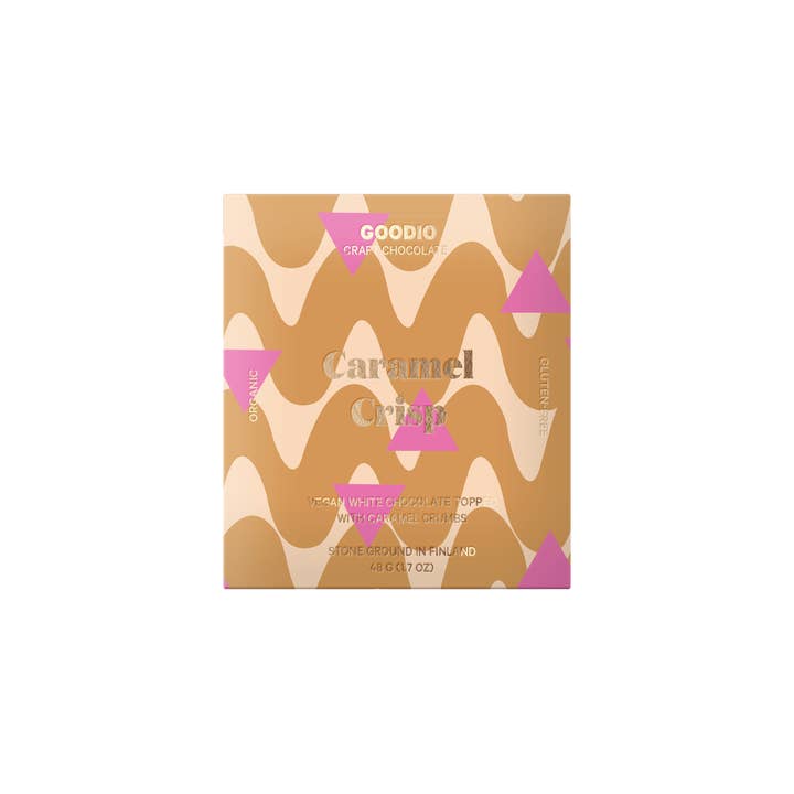 Goodio Chocolate - Wholesale Chocolate Bar - Caramel Crisp White Chocolate1