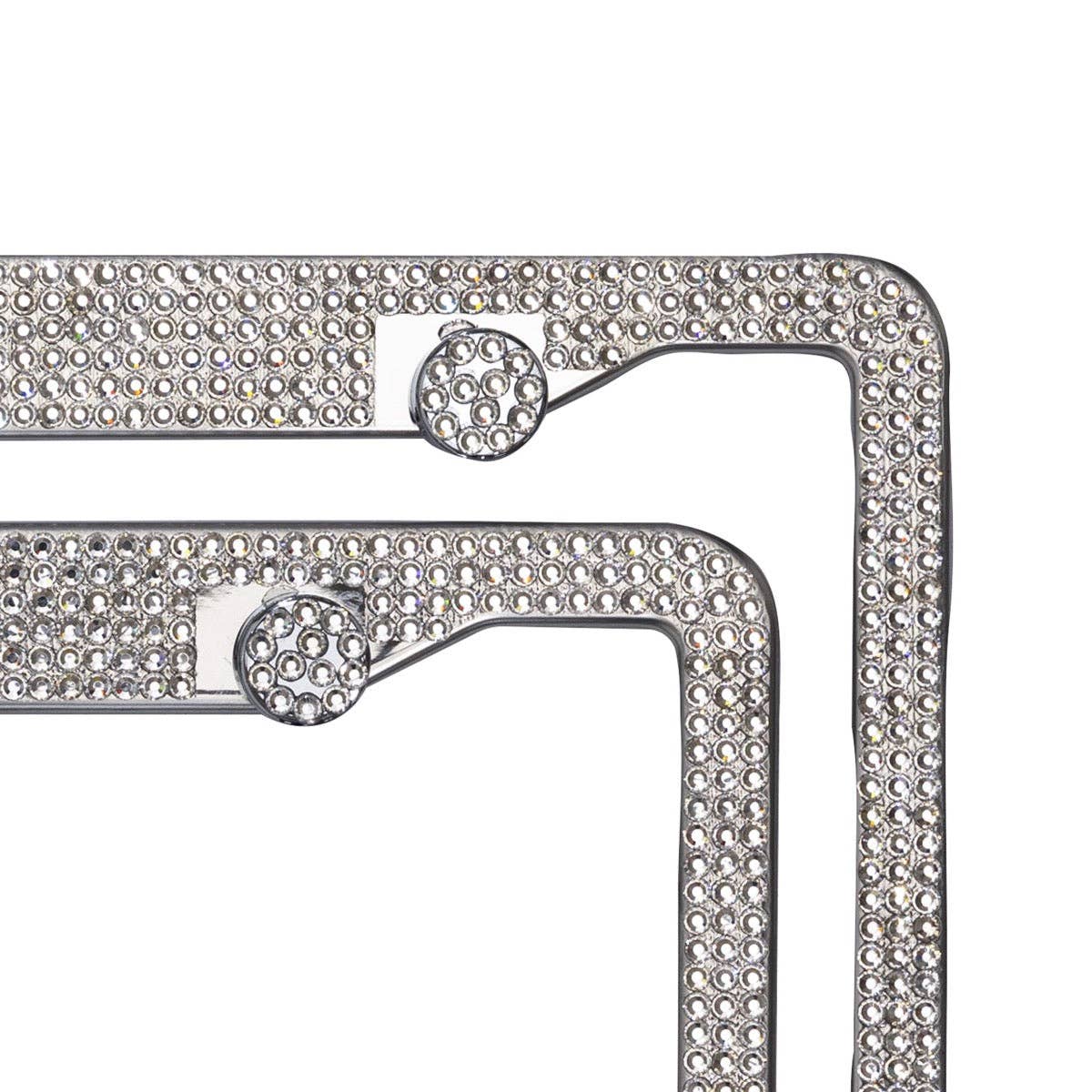 Sparkles Home - Wholesale Car Decorative Charm - Unisex - Strass Double License Plate Frame Set3