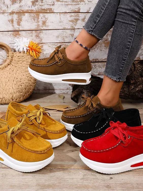 Runde Tå Platform Sneakers for engroshandel hos ClassiQ