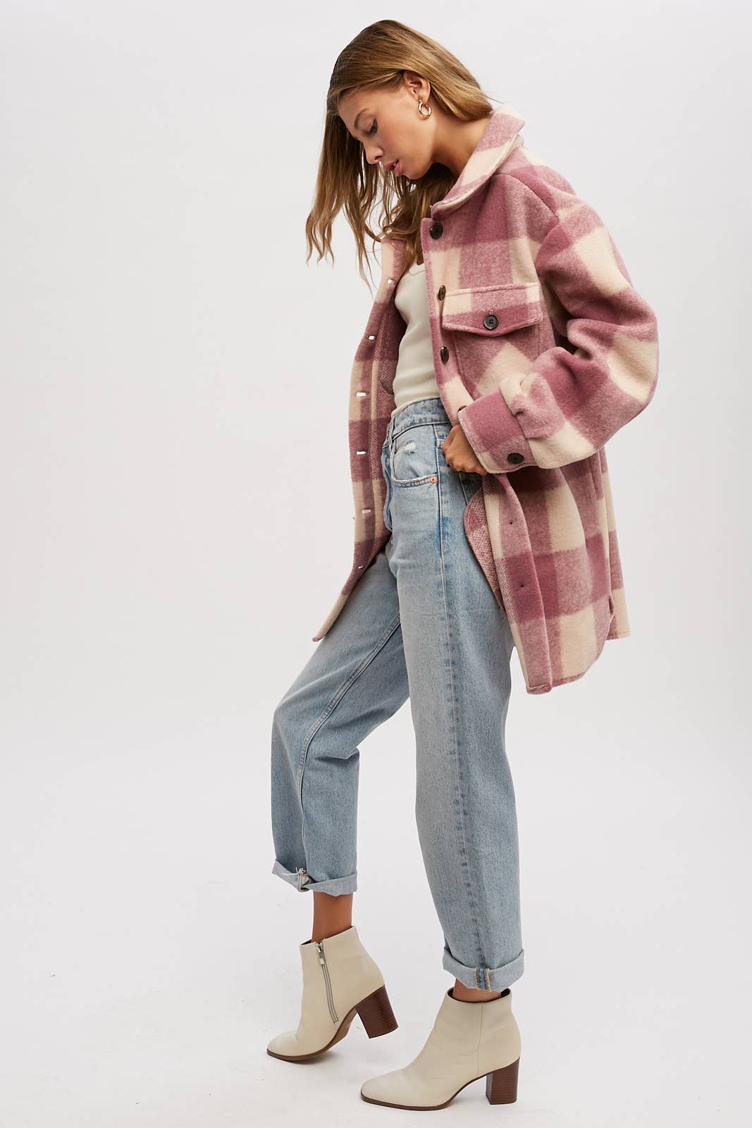 Bluivy – wholesale Rock - Dam – BORSTAD RUTIG ÖVERDIMENSIONERAD KAPPA34