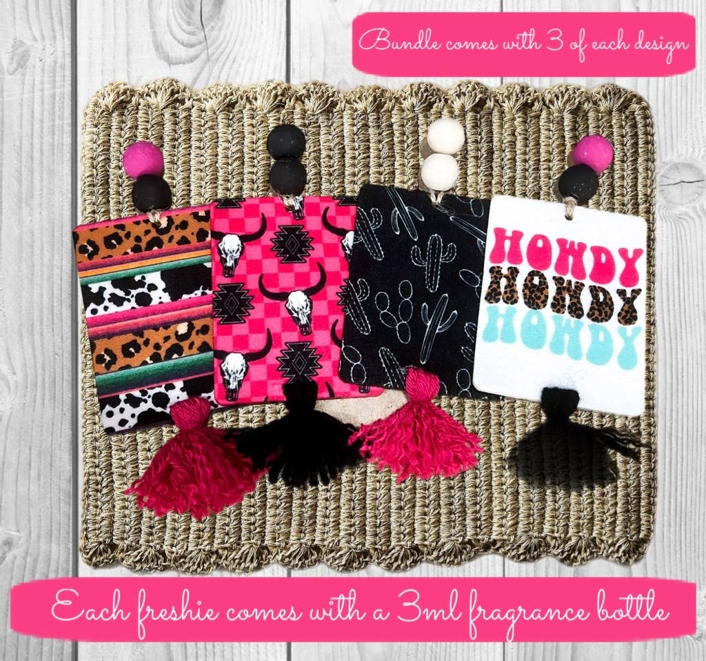 The Prickly Five – wholesale Car Freshener - Unisex – Howdy Bundle0