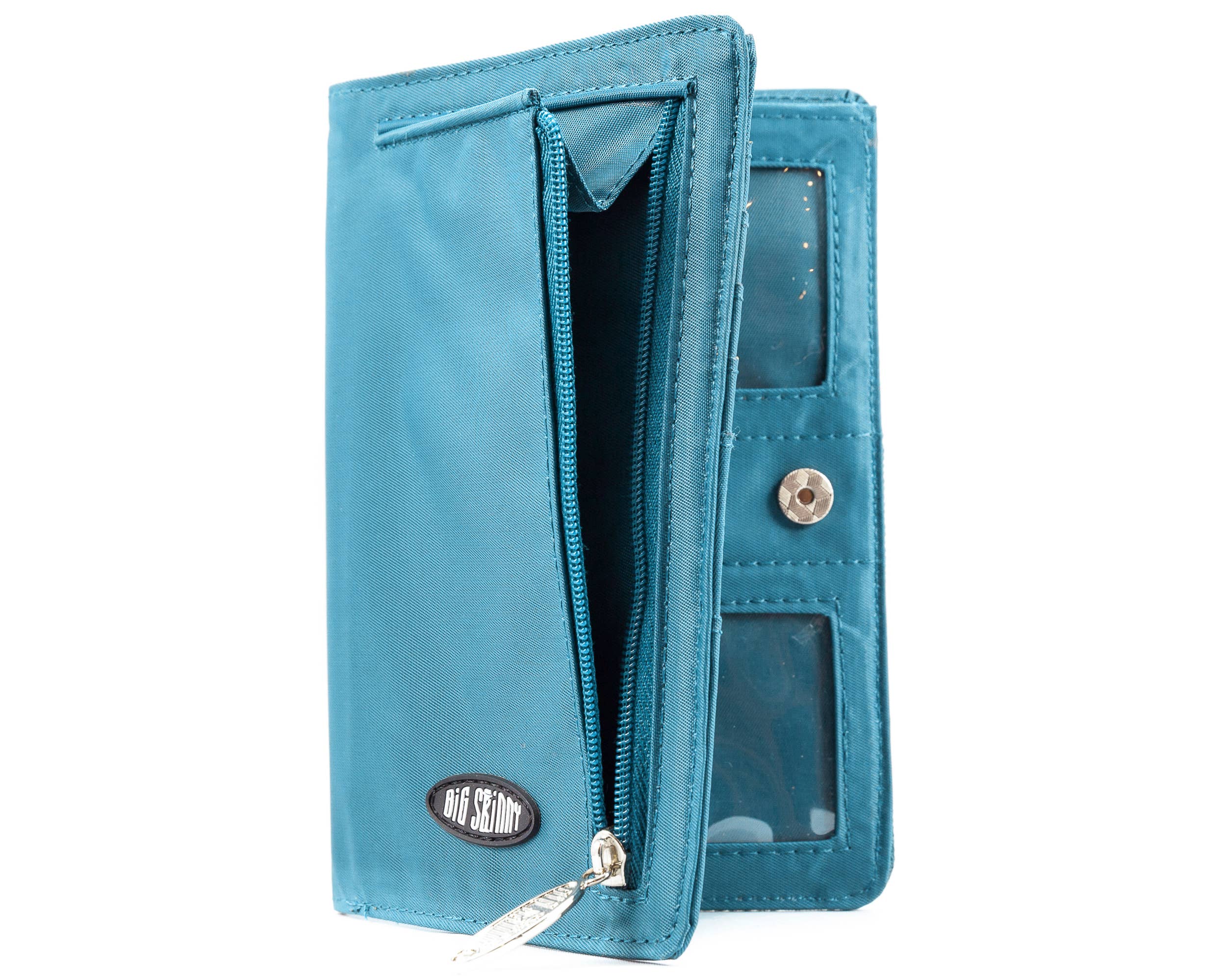 Big Skinny Wallets - Wholesale Wallet - Unisex - RFID Blocking Plus Sized MyPhone Bifold Wallet - Ocean Blue3