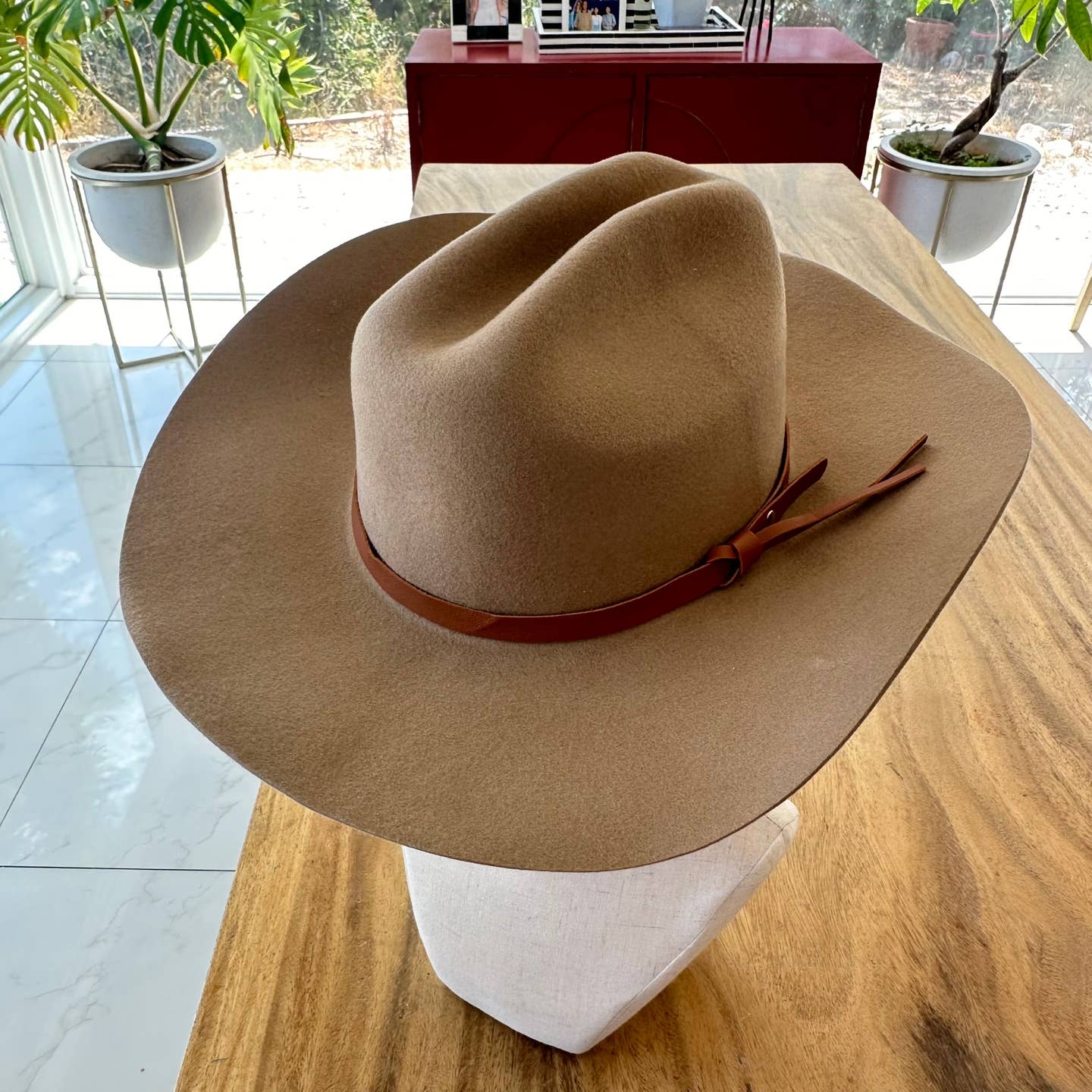 Bella Betty - Wholesale Cowboy Hat - Women's -  Australian Wool Cattleman Cowboy Hat With Leather Belt 5