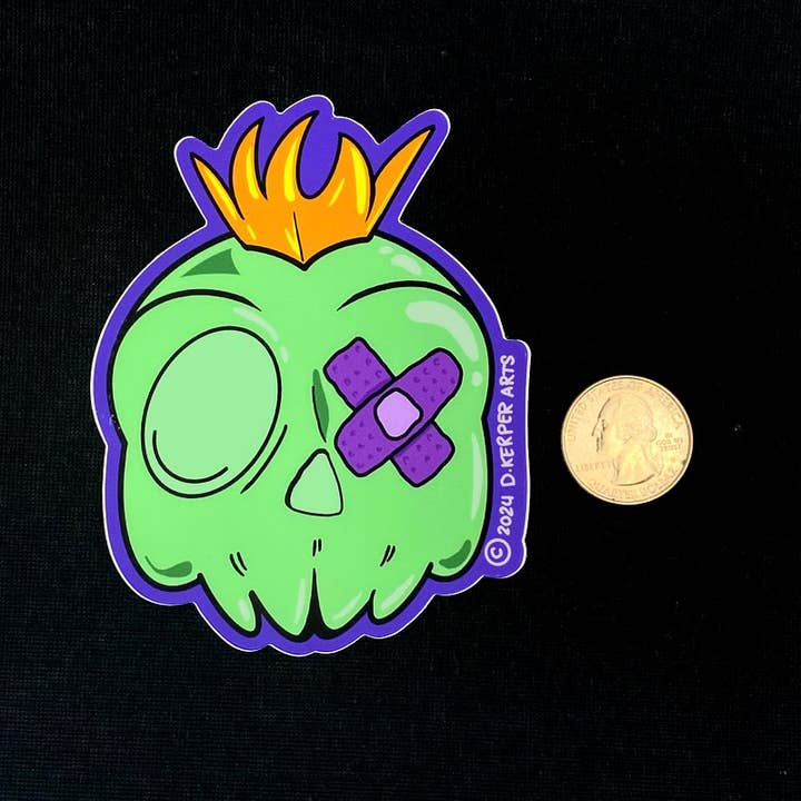 D. Kerper Arts - Wholesale Sticker - Sticker - Punk Head3