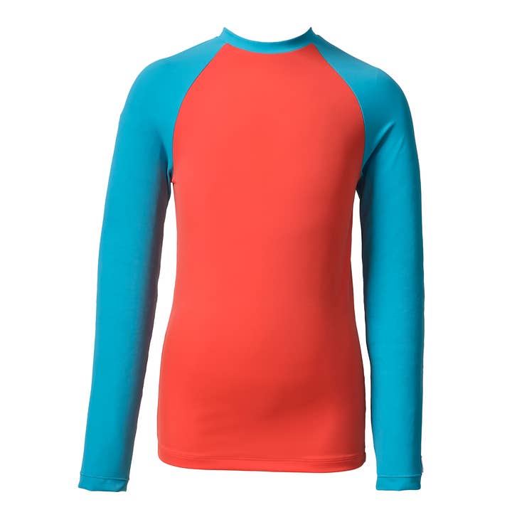 Zola Rashguard Orange & Blue for wholesale by Lo easywear
