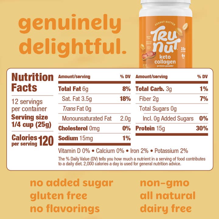 Tru-Nut - Wholesale Protein/Superfood Powder - Tru-Nut Keto Collagen Protein Powder