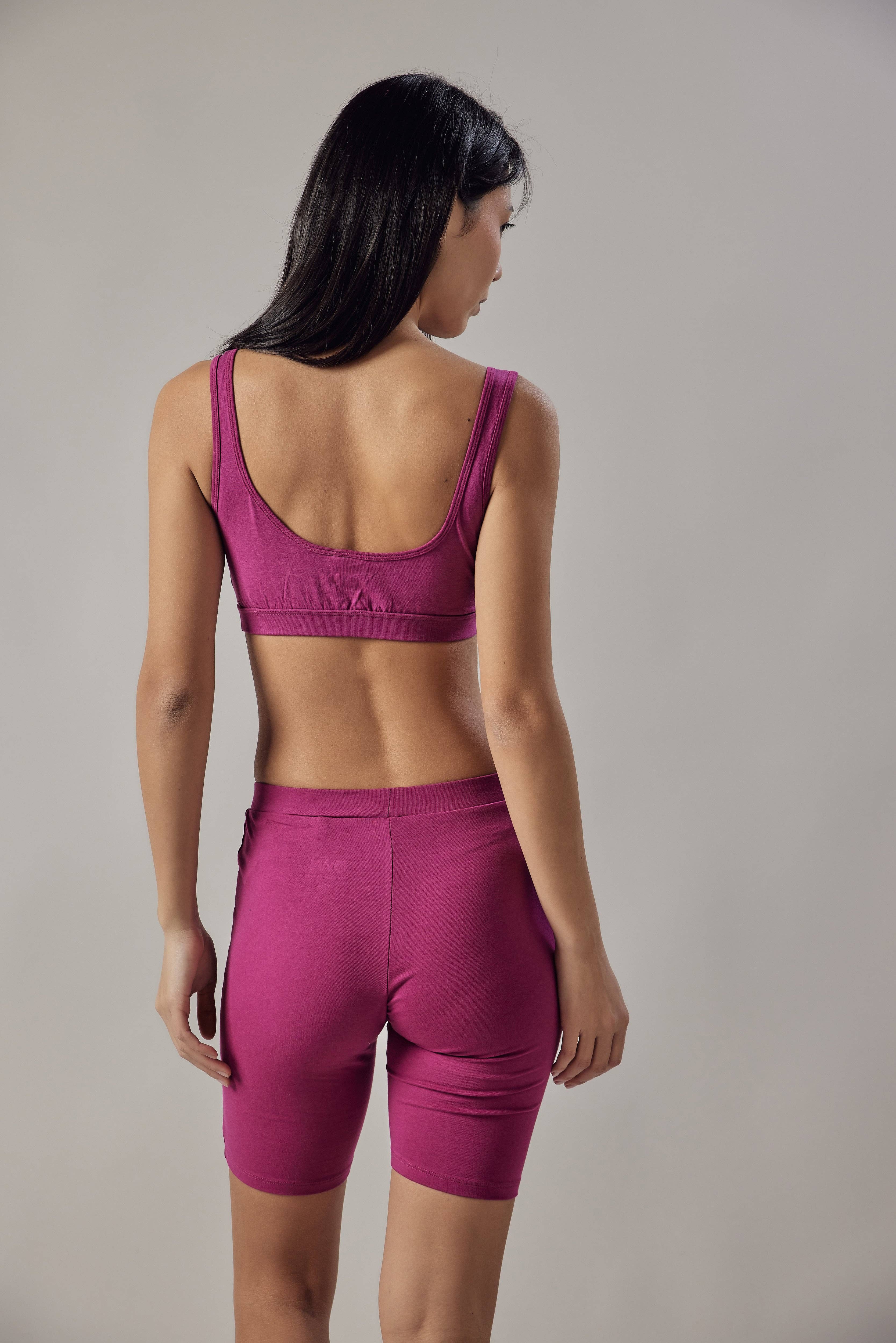 Grey Set Active Biker + Sporty Top for wholesale on Faire3