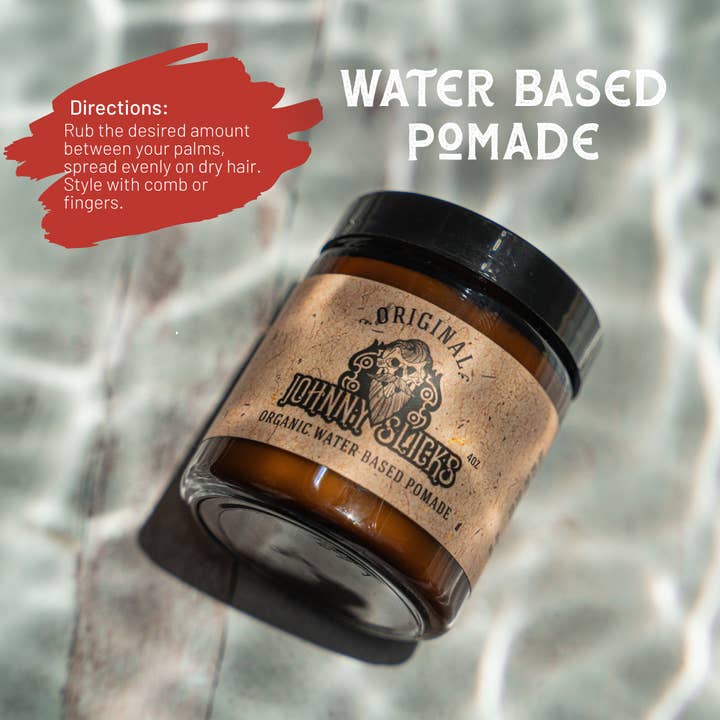 Johnny Slicks - Wholesale Hair Pomade - Men's - Organic Water Based Pomade