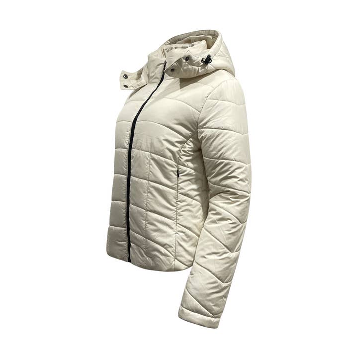 Therapy - Wholesale Puffer Jacket - Women's - "Therapy" Ladies Shirt Tail Fitted Padded Jacket