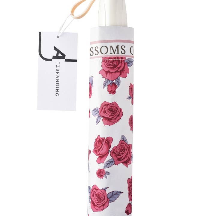 Funkyrel® Atzbranding Limited - Wholesale Umbrella - Women's - Rano – Blossoms on the Road Folding Umbrella6