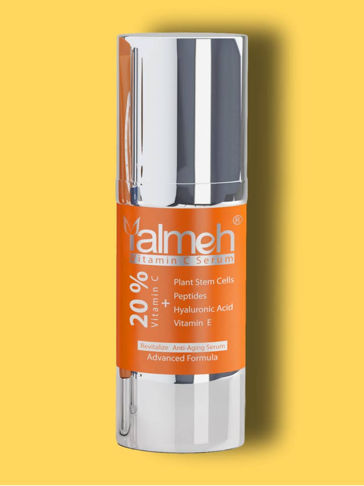 Fórmula avançada de soro de vitamina C antioxidante vegano e processado a frio da Yalmeh Naturals® por atacado de Yalmeh Naturals®