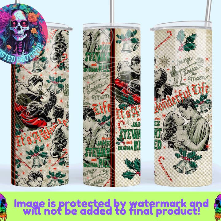 It's A Wonderful Life Tumbler for wholesale by Twisted Bootique