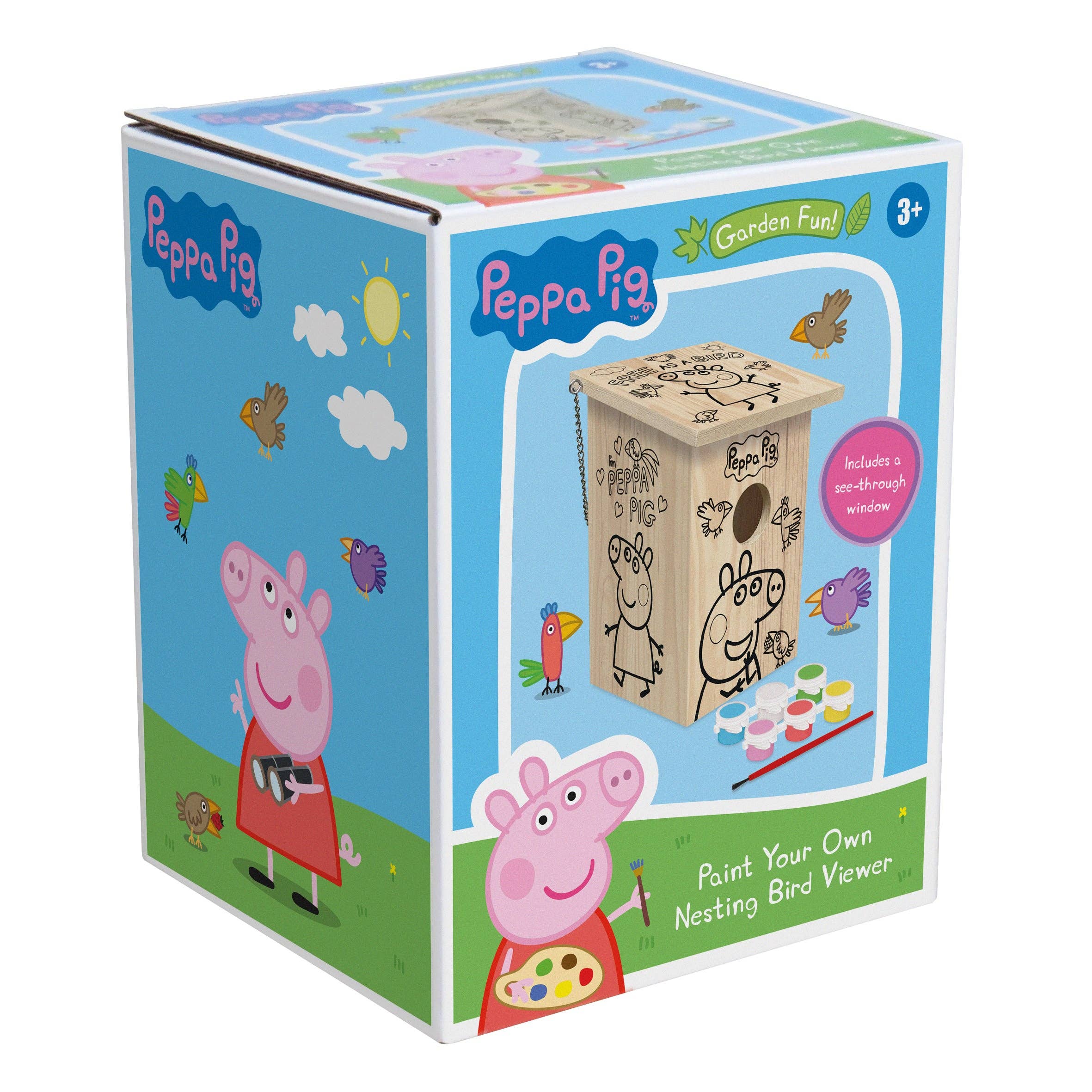 Robert Frederick Ltd - Vente Nichoir - Peppa Pig Peignez votre propre oiseau de nidification1