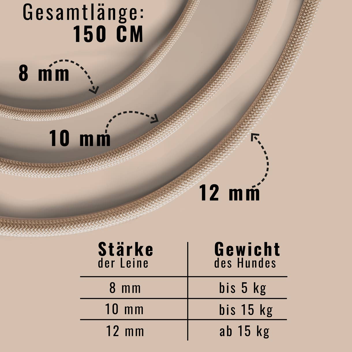 ne&no - Wholesale Pet Leash - Dog - ne&no® Retriever Leash - Rope Leash with Integrated Collar6