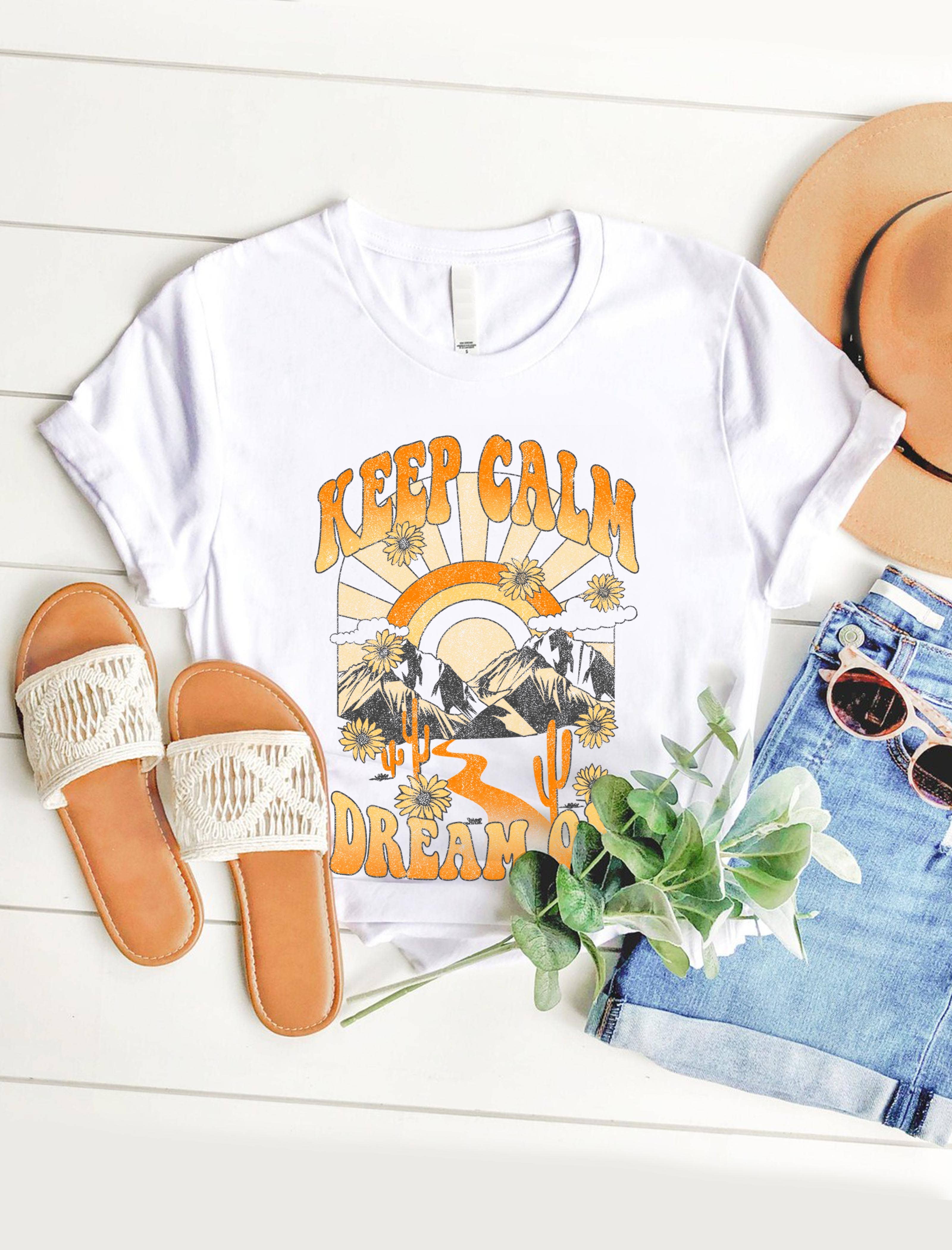 PINK NABI - Wholesale Screen Printed T-Shirt - Women's - Keep calm dream on2