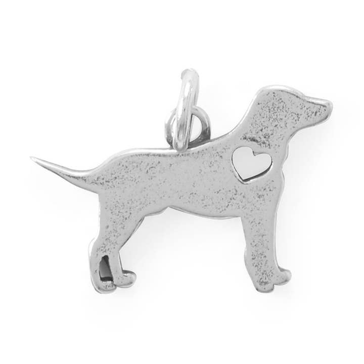 Silver Stars Collection – Engroshandel Vedhæng/charm – Hvalp kærlighed! Hund Charm0
