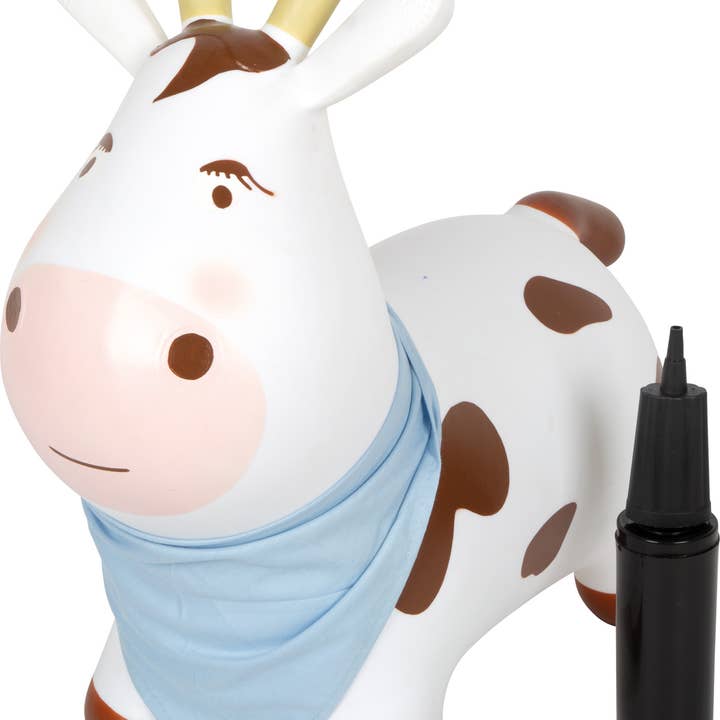 Bouncing animal cow | Bouncing toy | Plastic and other Purchase Wholesale moo. Free Returns & Net 60 Terms on Faire trending on Faire.