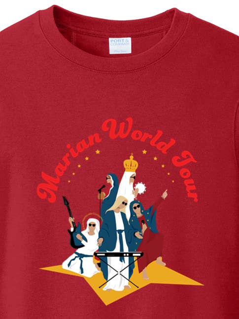 Marian Wereldtour - Crewneck Sweater voor wholesale door Sock Religious