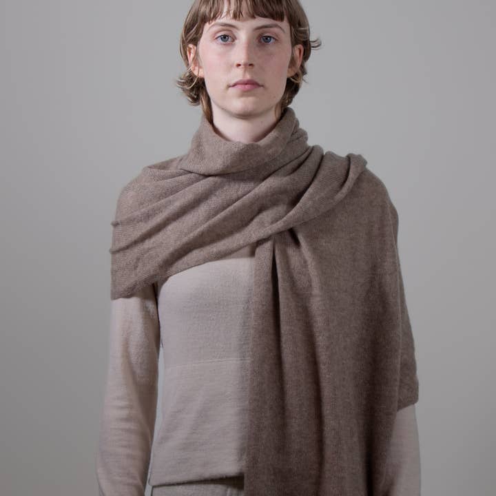 elenomad - Wholesale Scarf - Unisex - LOOSE EDGE - 100% Pure Cashmere Knitted Wrap Scarf , 60*180 cm13