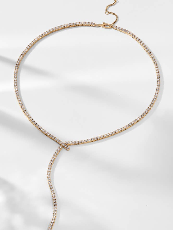 MATCHPOINT TENNIS Y CZ NECKLACE for wholesale by NADRI