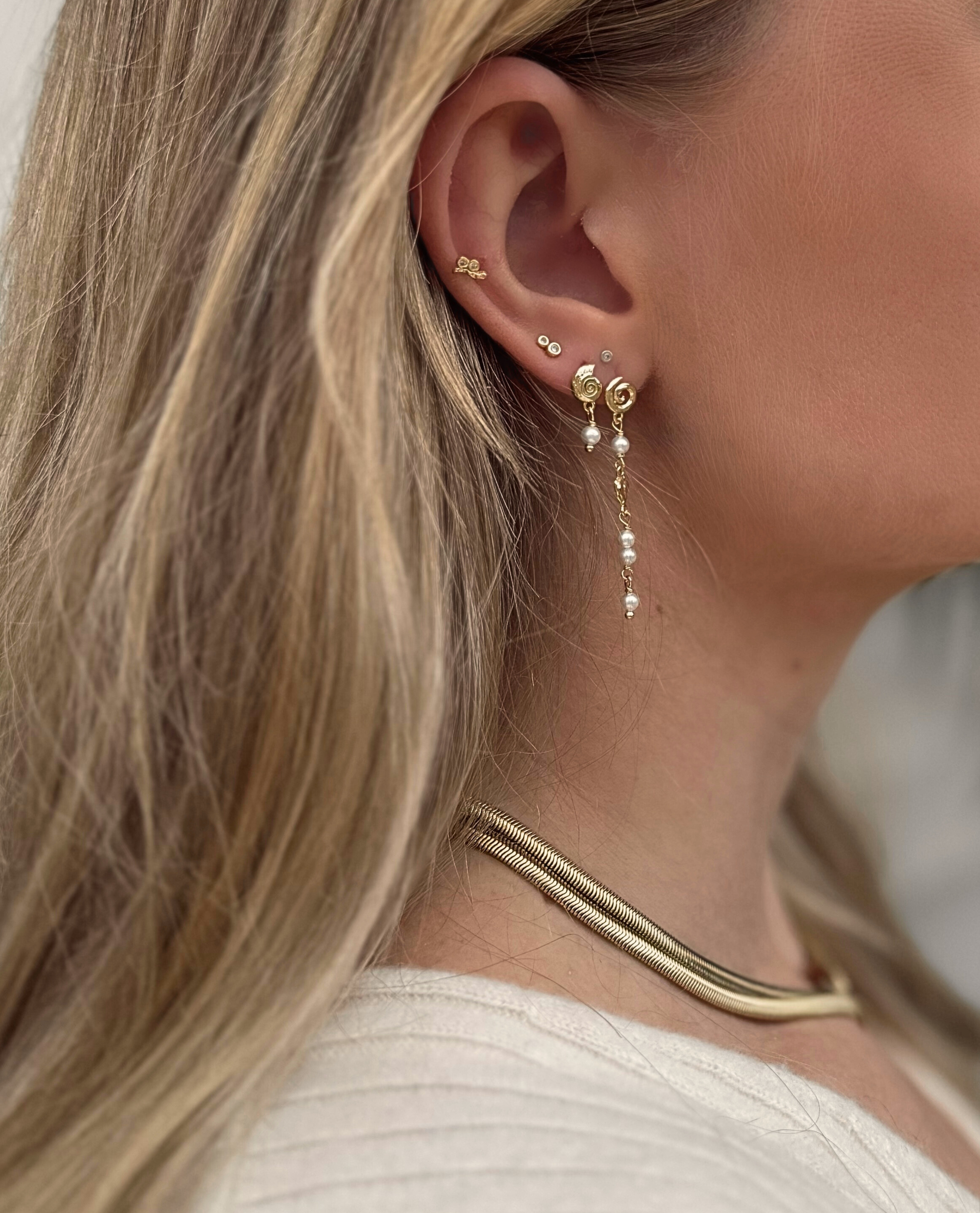 Nava Copenhagen - Wholesale Dangle Earrings - Aruba Earrings - Gold Plated3