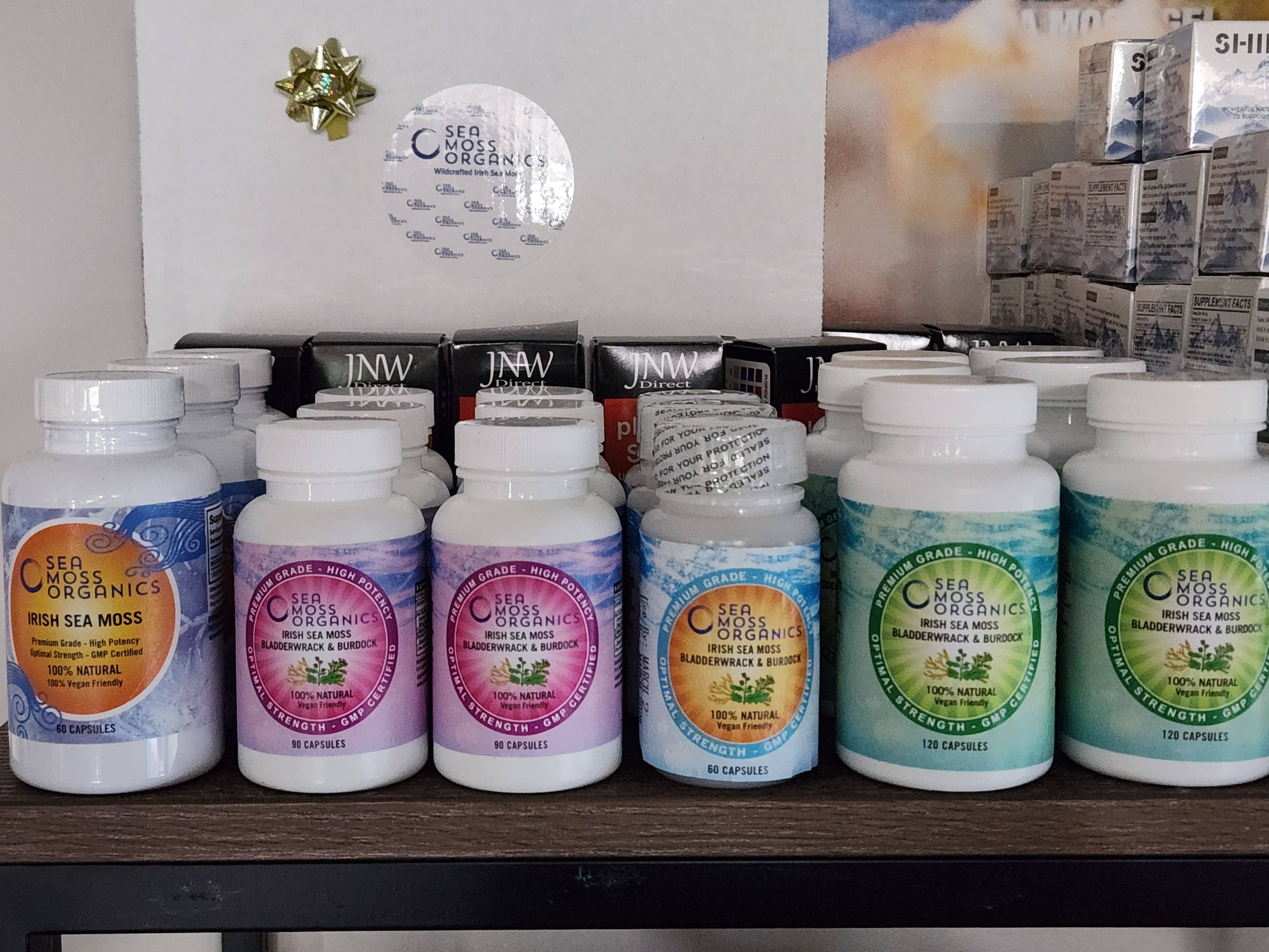 Sea Moss Organics LLC - Wholesale Oral Supplement/Vitamin - Sea Moss| Bladderwrack | Burdock Root 90 Capsules2