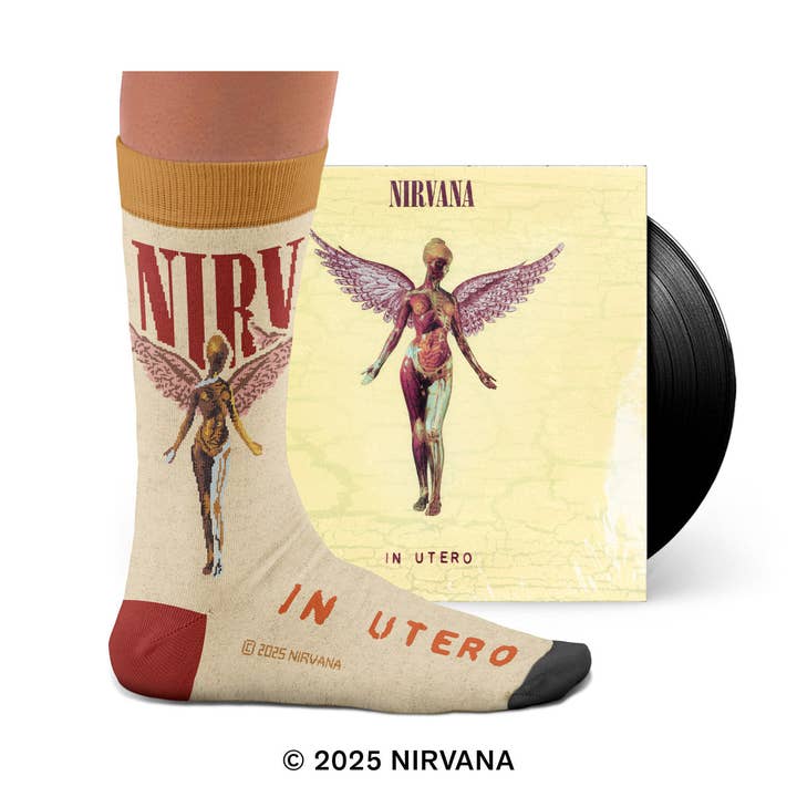 Nirvana Utero Socks for wholesale by Sock Affairs