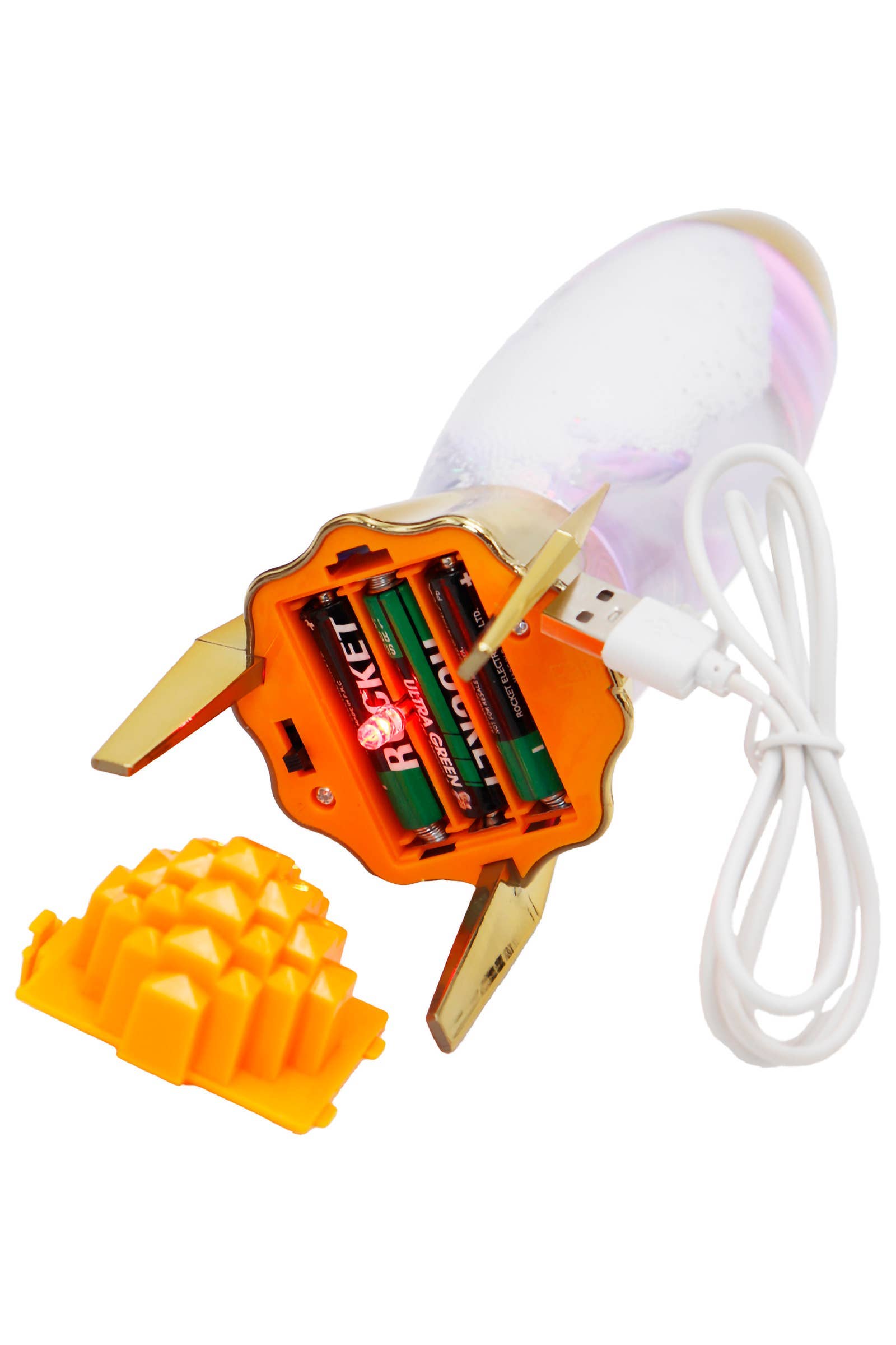 ASSORTED Space Rocket Tornado Color-changing Led Light Lamp for wholesale on Faire2