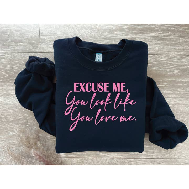 Southern Attitude Designs Inc - Wholesale Graphic Sweatshirt - Women's - You Look Like You Love Me