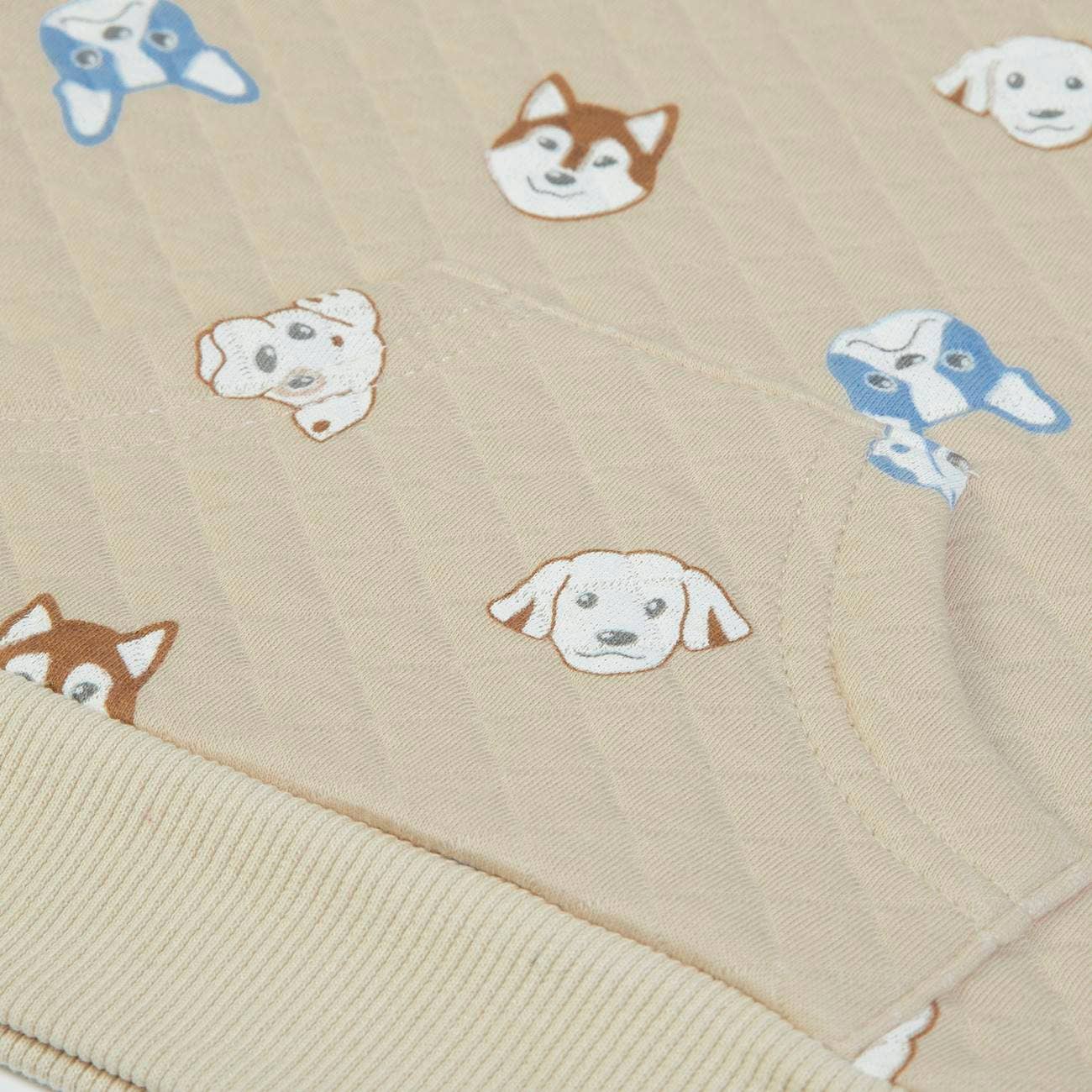 Beige/azul marino Conjunto de jogging acolchado para bebé (sudadera con abertura en el hombro + pantalones) - AW 24/25 de venta al por mayor en Faire3