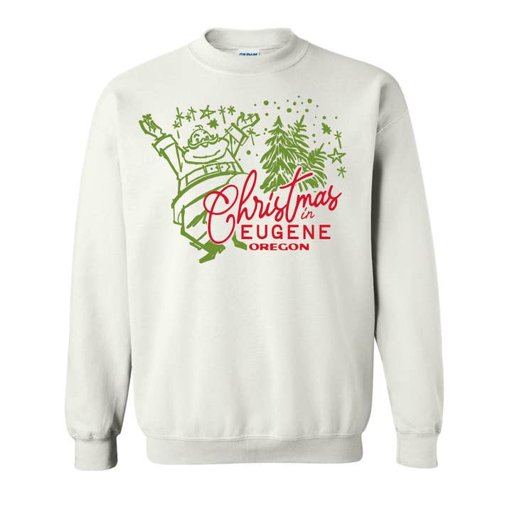 Santa Sparkle Custom Namedrop Sweatshirt for wholesale by The Chester Drawer