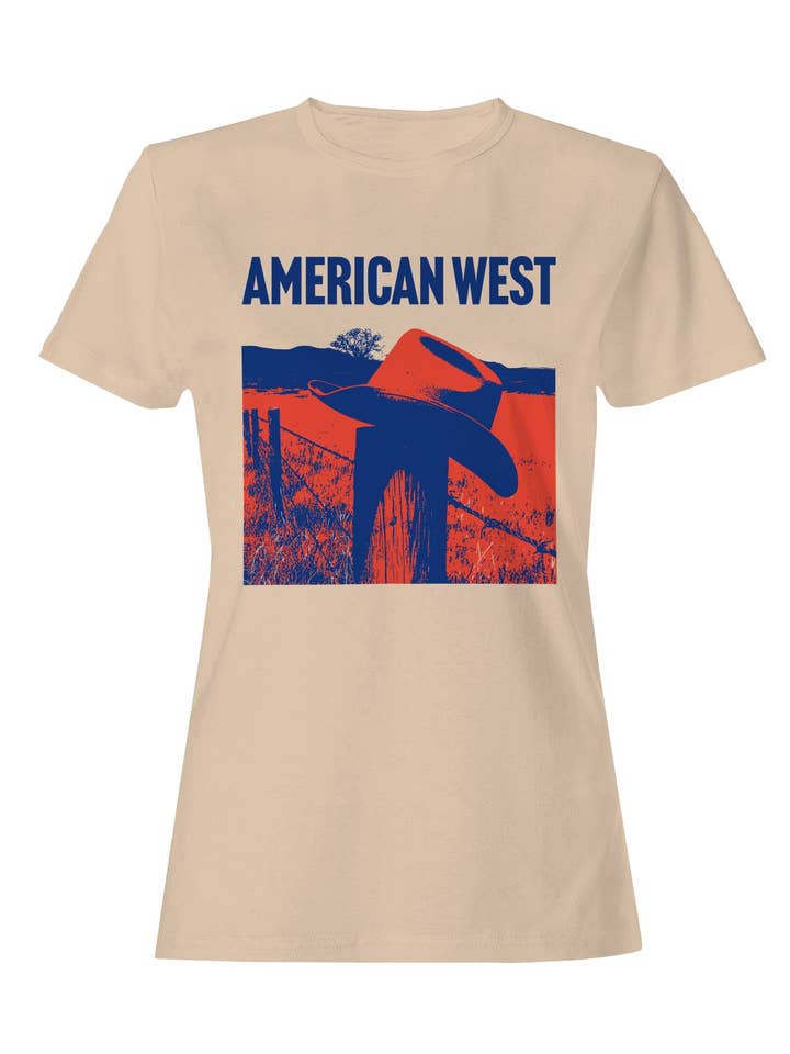American West Cowboy Style Women's T-shirt for wholesale by Swift Retail