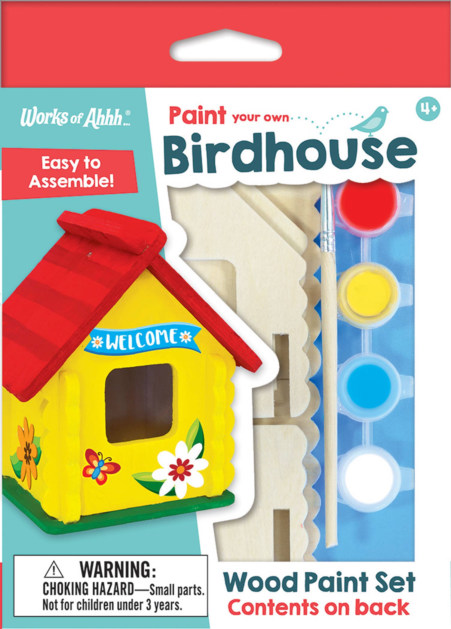 Masterpieces Puzzles - Wholesale DIY Craft Kit - Kids - Birdhouse Wood Paint Kit0
