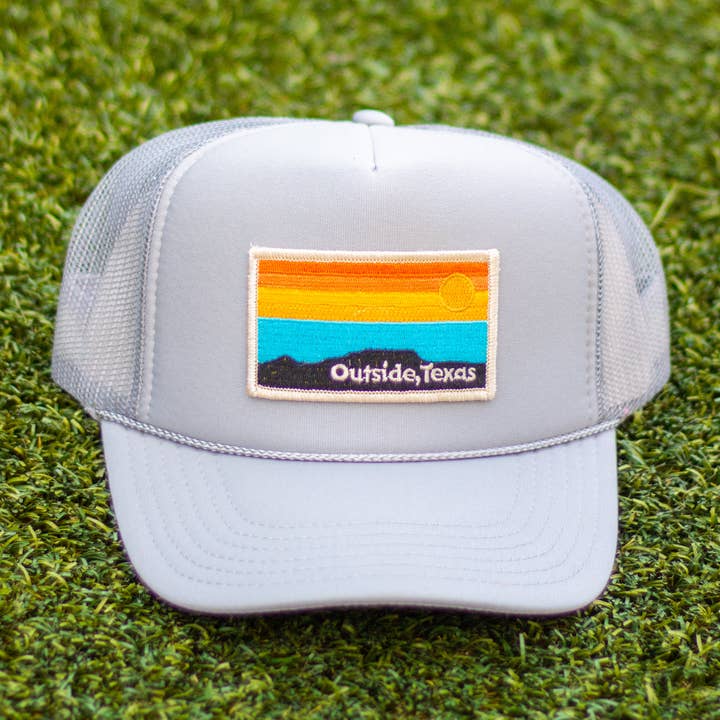 Outside, Texas - Wholesale Trucker Hat - Unisex - OTX Foam Trucker: Horizon Patch19