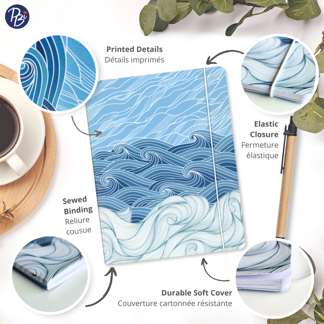 pierrebelvedere.com - Wholesale Stationery/Notecard Set - FREEFORM PLANNER - WAVES4