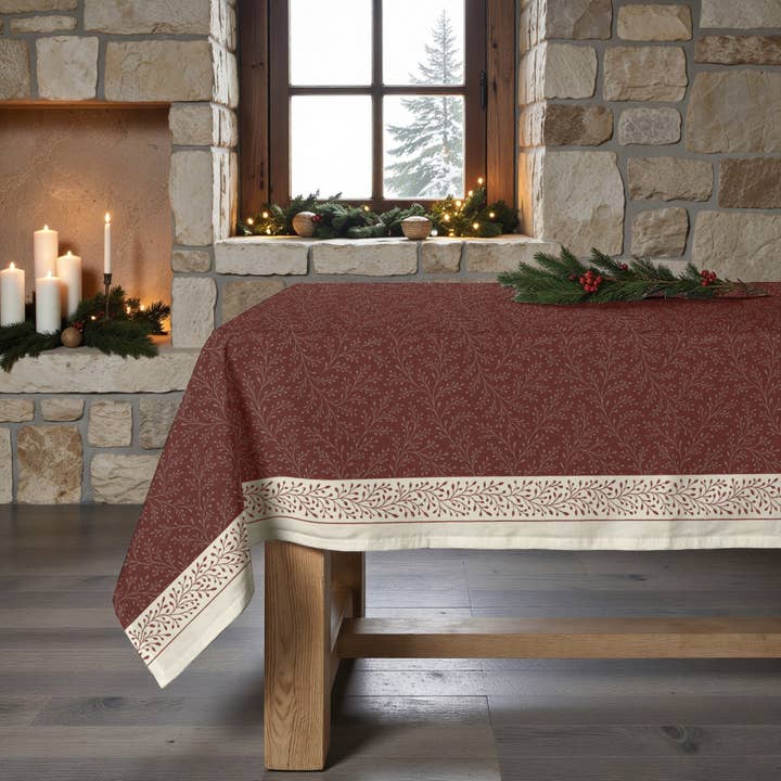 Christmas wish stain-resistant tablecloth 6 1225 for wholesale by SG HOGAR